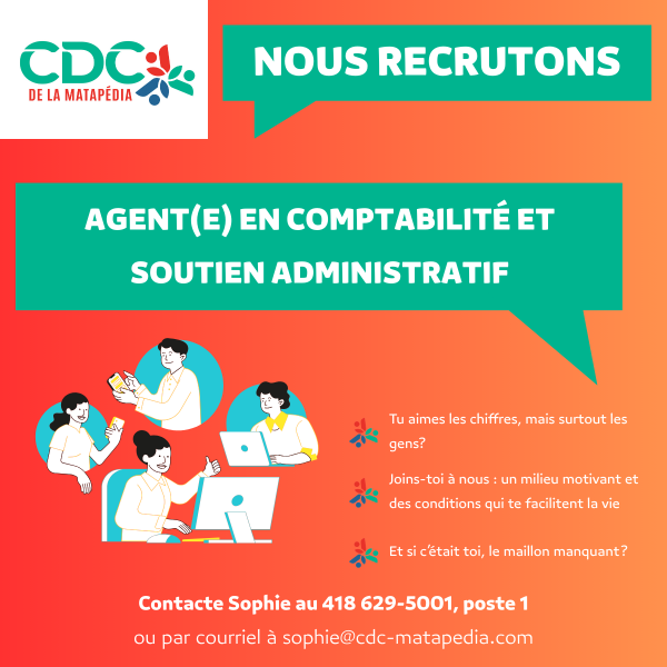 La CDC recrute!